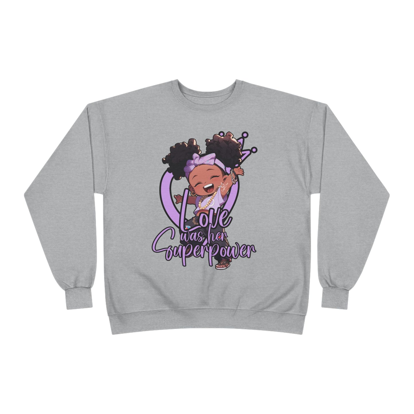 Love was her superpower Sweatshirt