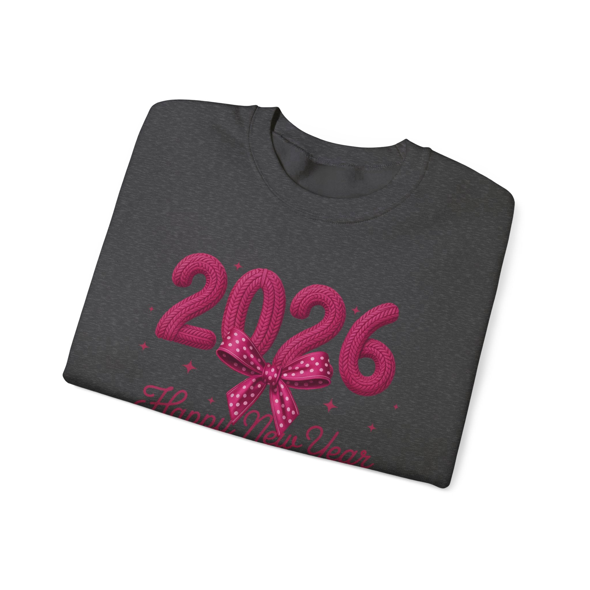 2026 Crochet Bow Sweatshirt