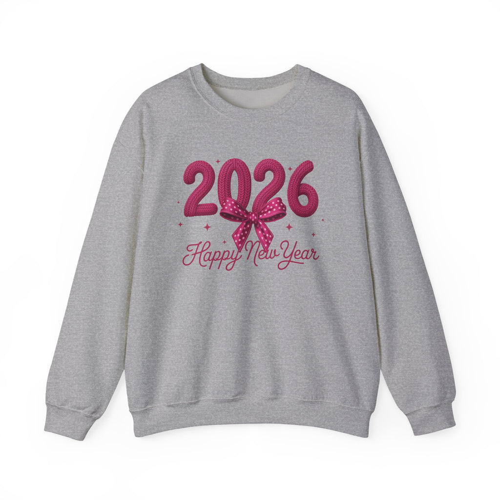 2026 Crochet Bow Sweatshirt