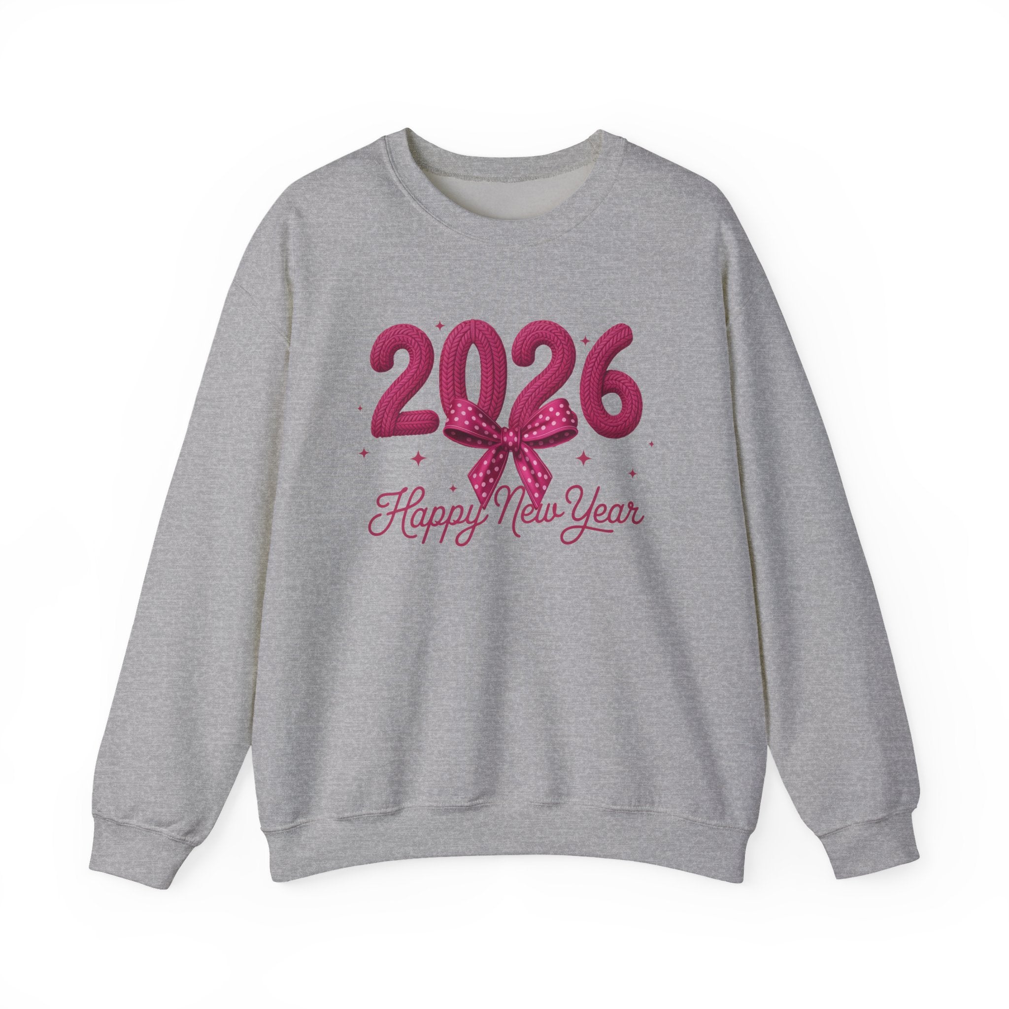 2026 Crochet Bow Sweatshirt