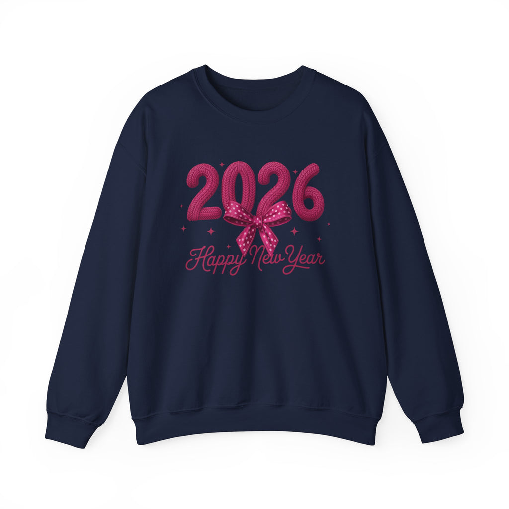 2026 Crochet Bow Sweatshirt