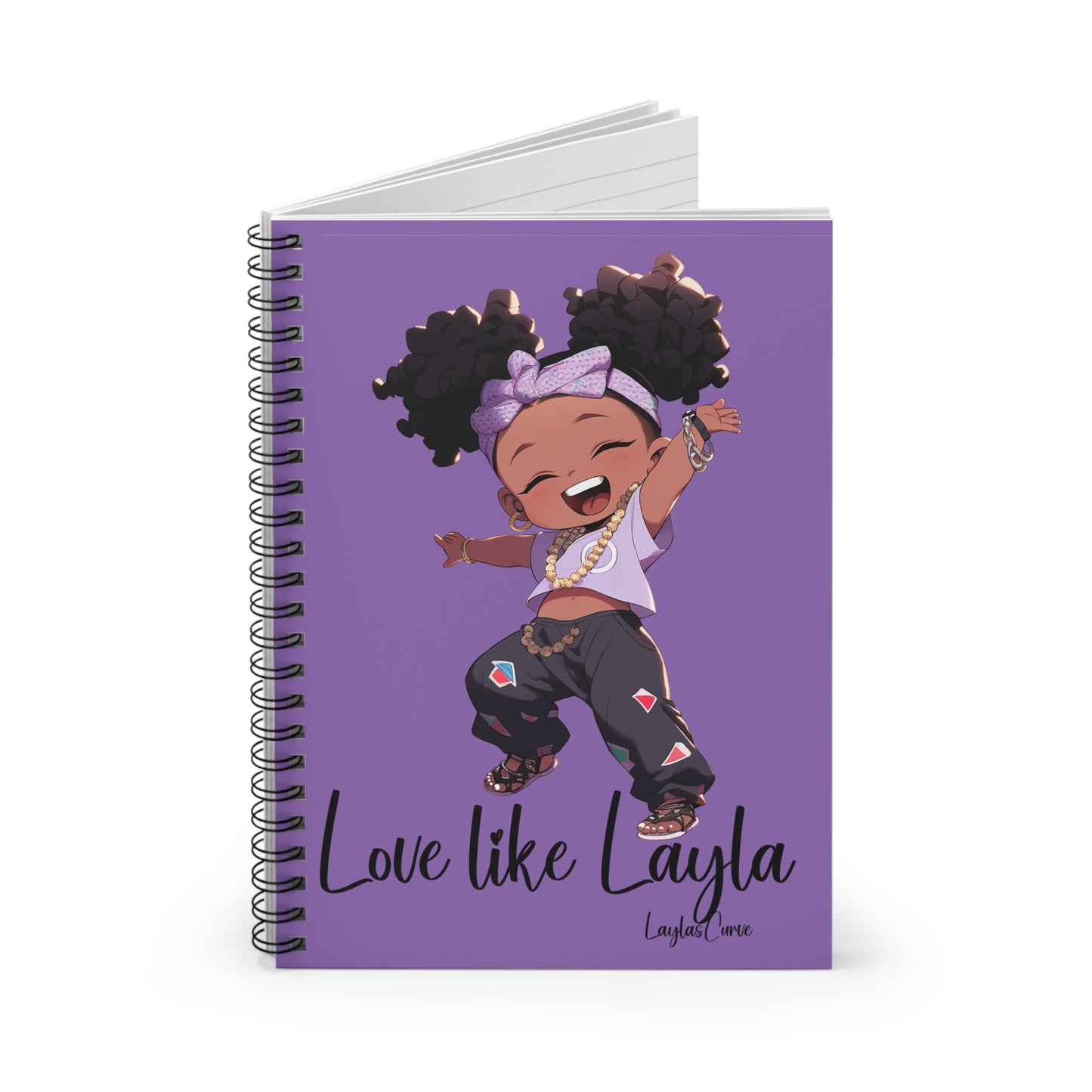 Spiral Notebook - Love Like Layla, Ruled Line