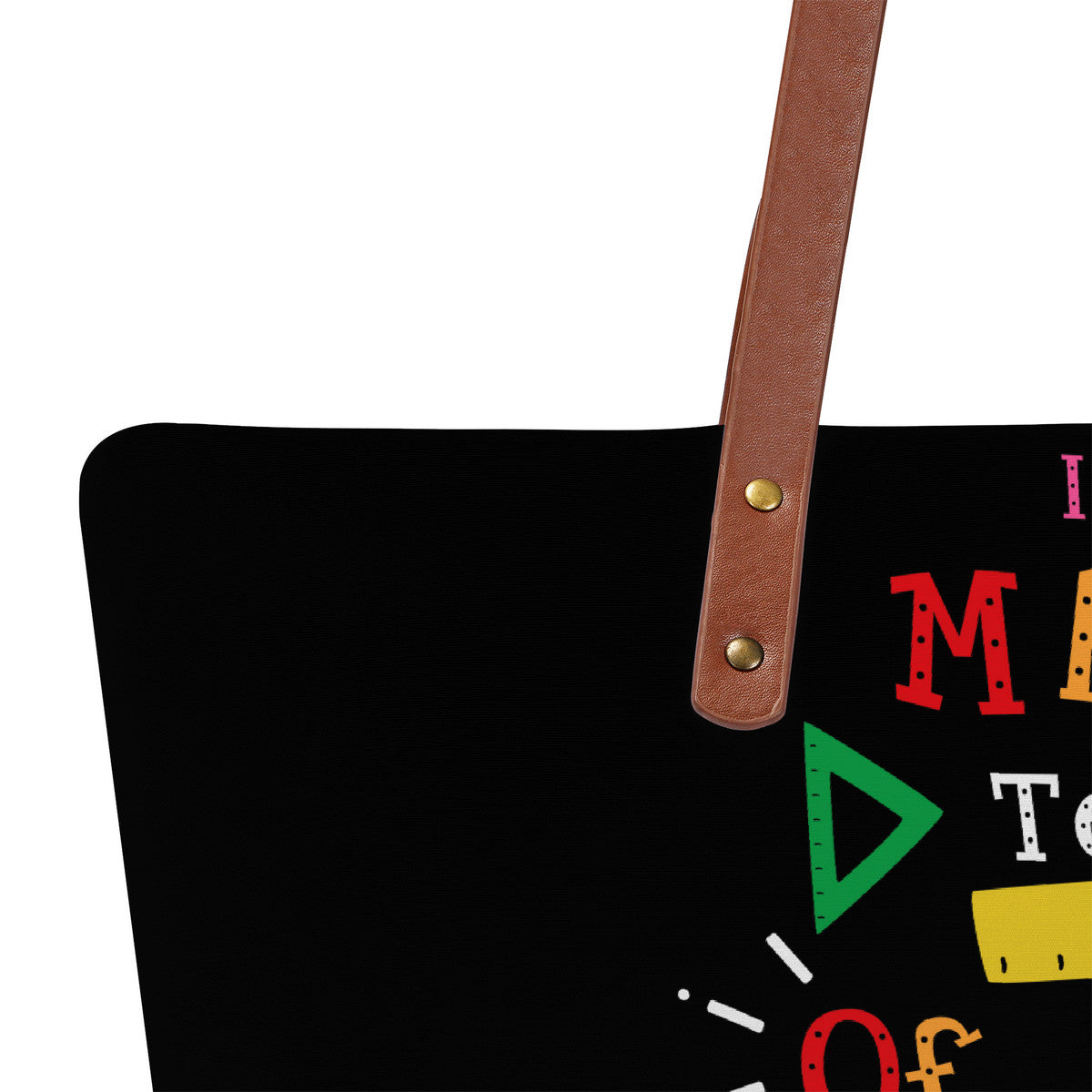 Math Problems Teacher Art Personalized Teacher Tote Bag, Custom Teacher Tote Bag, Back to Sc