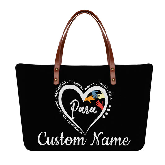 Para Teacher Art Personalized Teacher Tote Bag, Custom Teacher Tote Bag, Back to School Gift