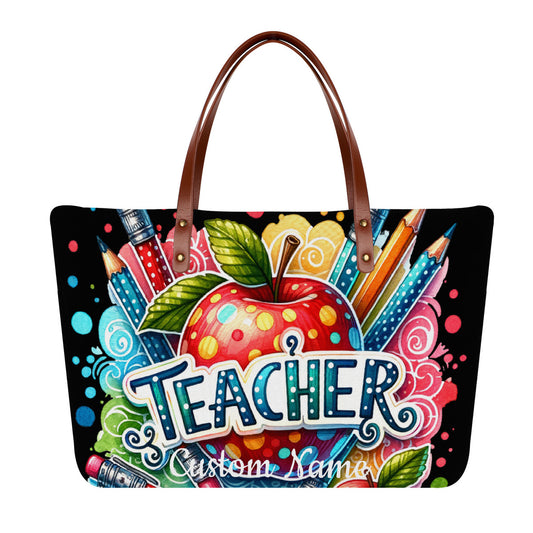 Teacher Personalized Teacher Tote Bag, Custom Teacher Tote Bag, Back to School Gift, Teacher