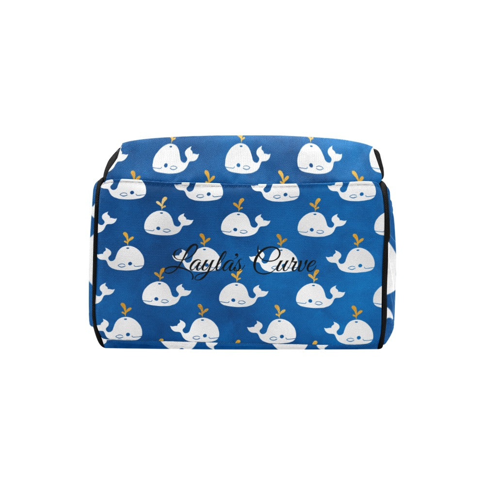 Whale Custom Multi-Function Diaper Bag Backpack