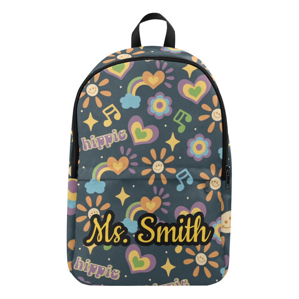 Hippie Custom Teacher Backpack