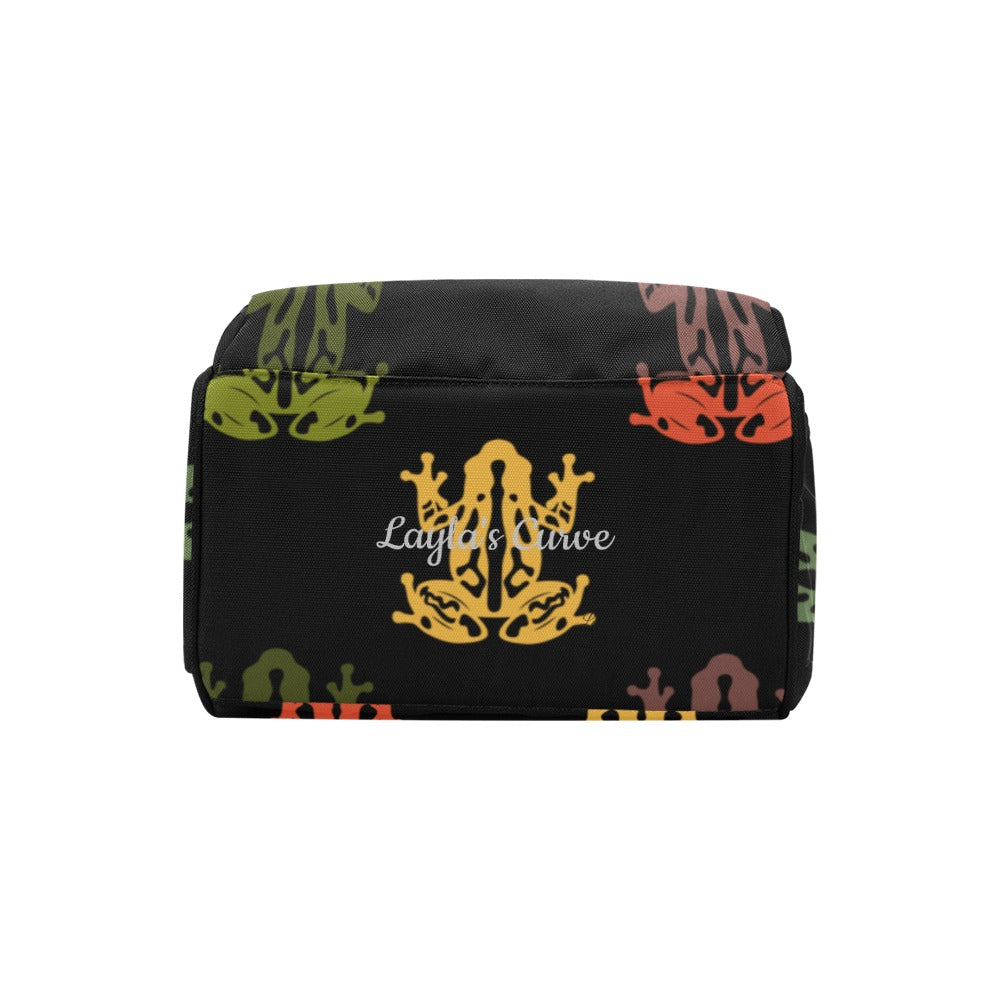 Frog Custom Multi-Function Diaper Bag Backpack
