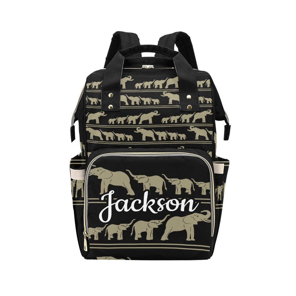 Elephant Custom Multi-Function Diaper Bag Backpack