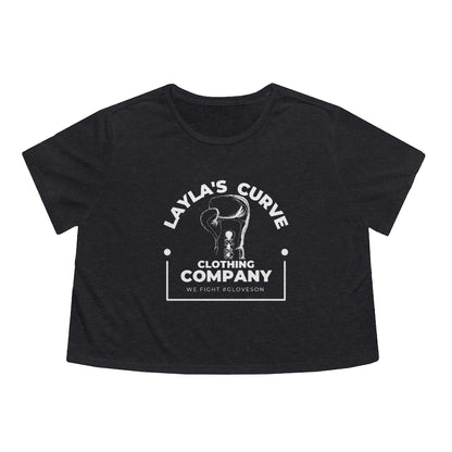Layla’s Curve Signature Women's Flowy Cropped Tee