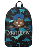 Dino Custom School Backpack