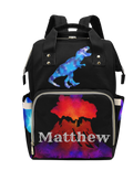 Dino Custom Multi-Function Diaper Backpack