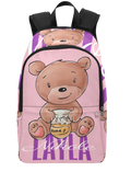 Pink Bear Custom School Backpack