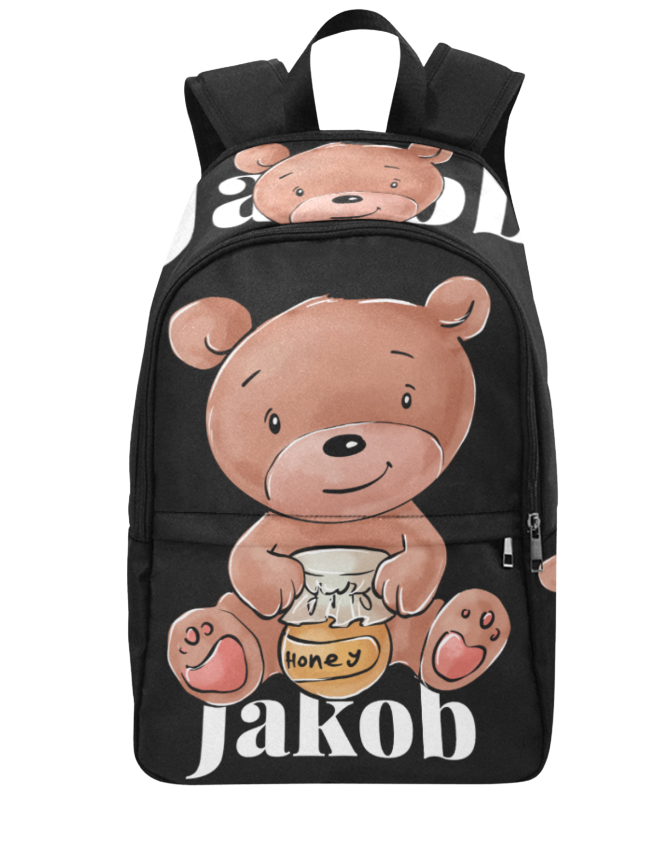 Black Bear Custom School Backpack