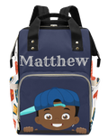 Ball Cap Custom Multi-Function Diaper Backpack