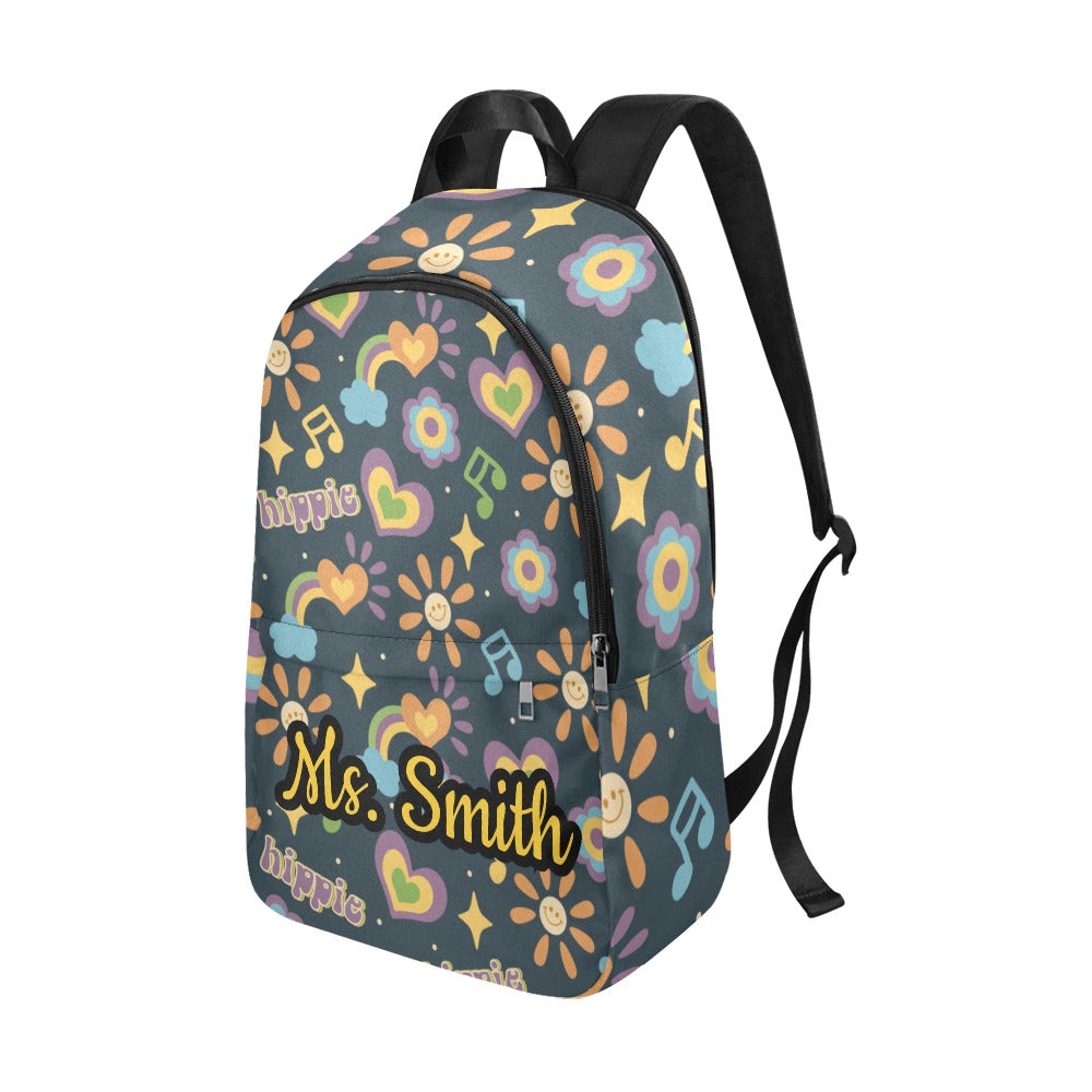 Hippie Custom Teacher Backpack