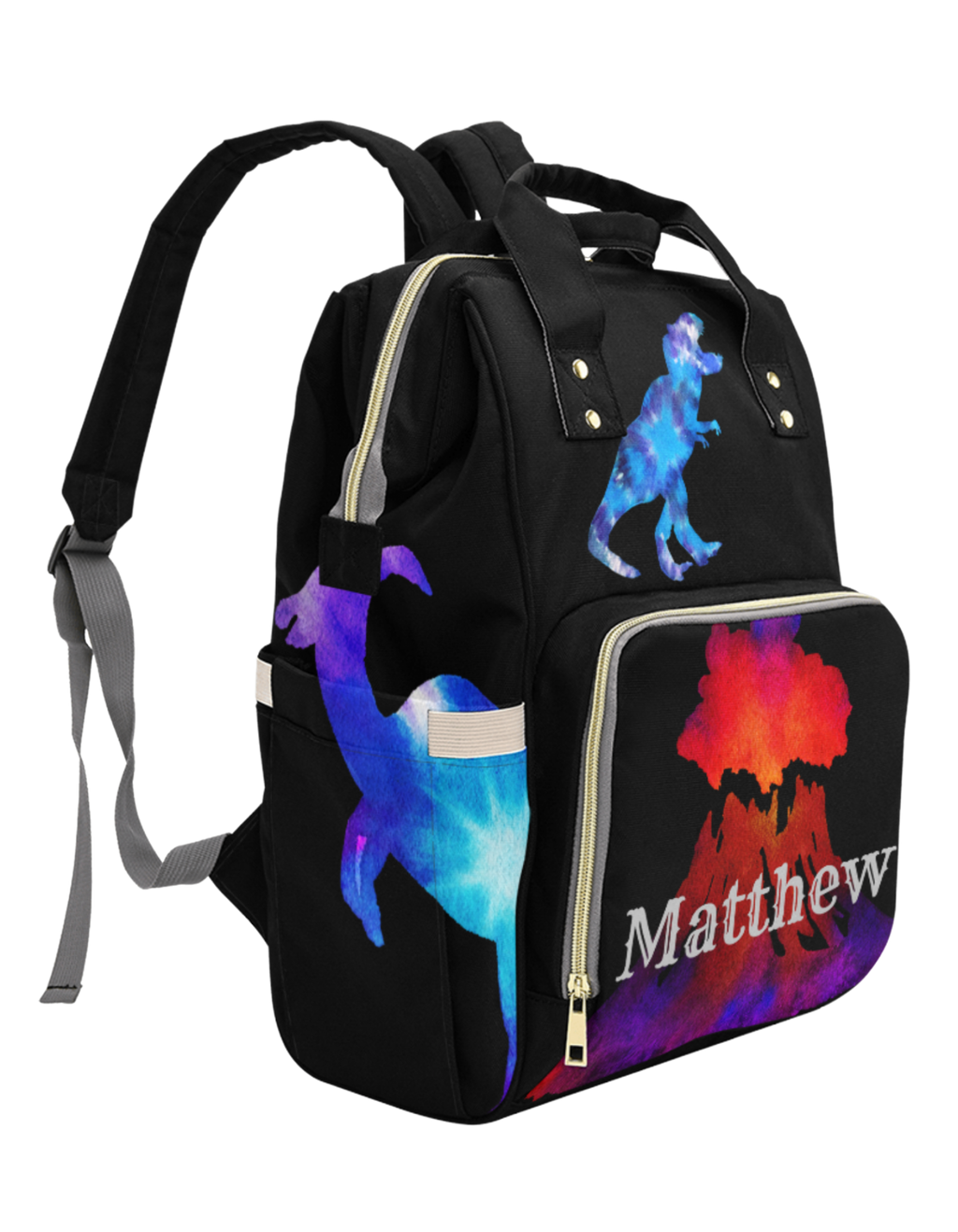 Dino Custom Multi-Function Diaper Backpack