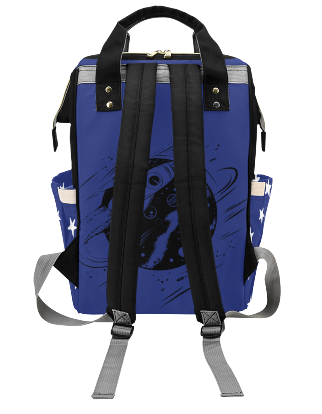 Best Dad in the Galaxy Custom Multi-Function Diaper Backpack