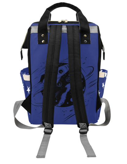 Best Dad in the Galaxy Custom Multi-Function Diaper Backpack