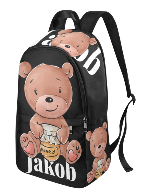 Black Bear Custom School Backpack