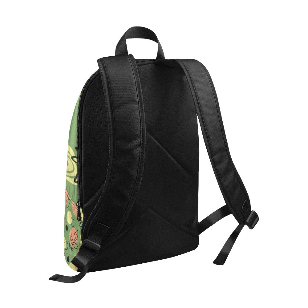 Green Leaf Custom Teacher Backpack