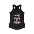In This Family No One Fights Alone Women's Ideal Racerback Tank