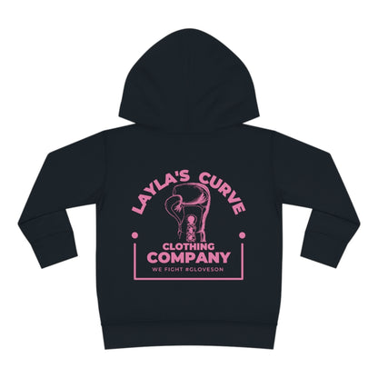 Toddler In This Family No One Fights Alone Pullover Fleece Hoodie