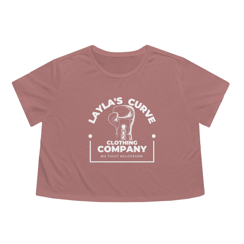 Layla’s Curve Signature Women's Flowy Cropped Tee