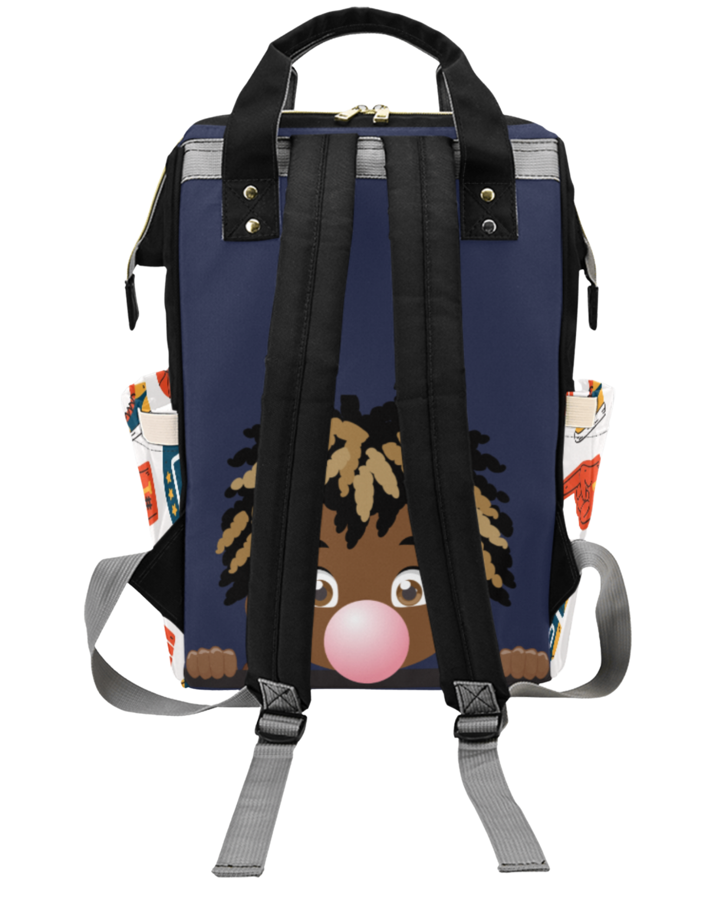 Bubble Gum Custom Multi-Function Diaper Backpack