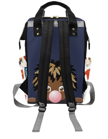 Bubble Gum Custom Multi-Function Diaper Backpack