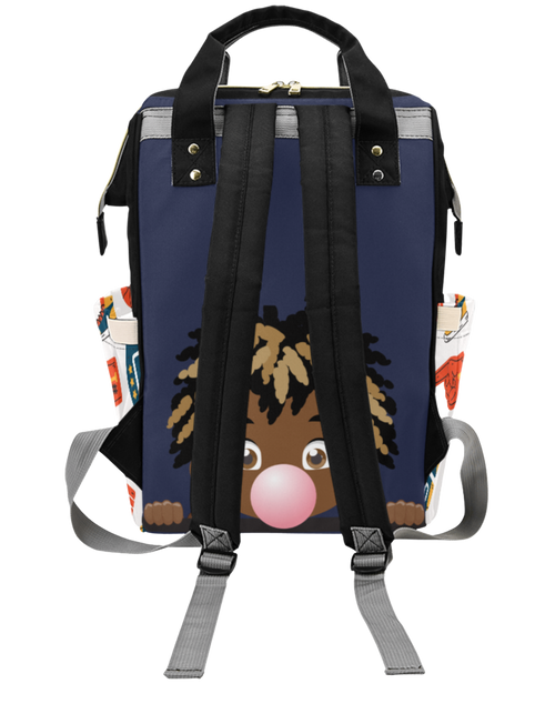 Bubble Gum Custom Multi-Function Diaper Backpack