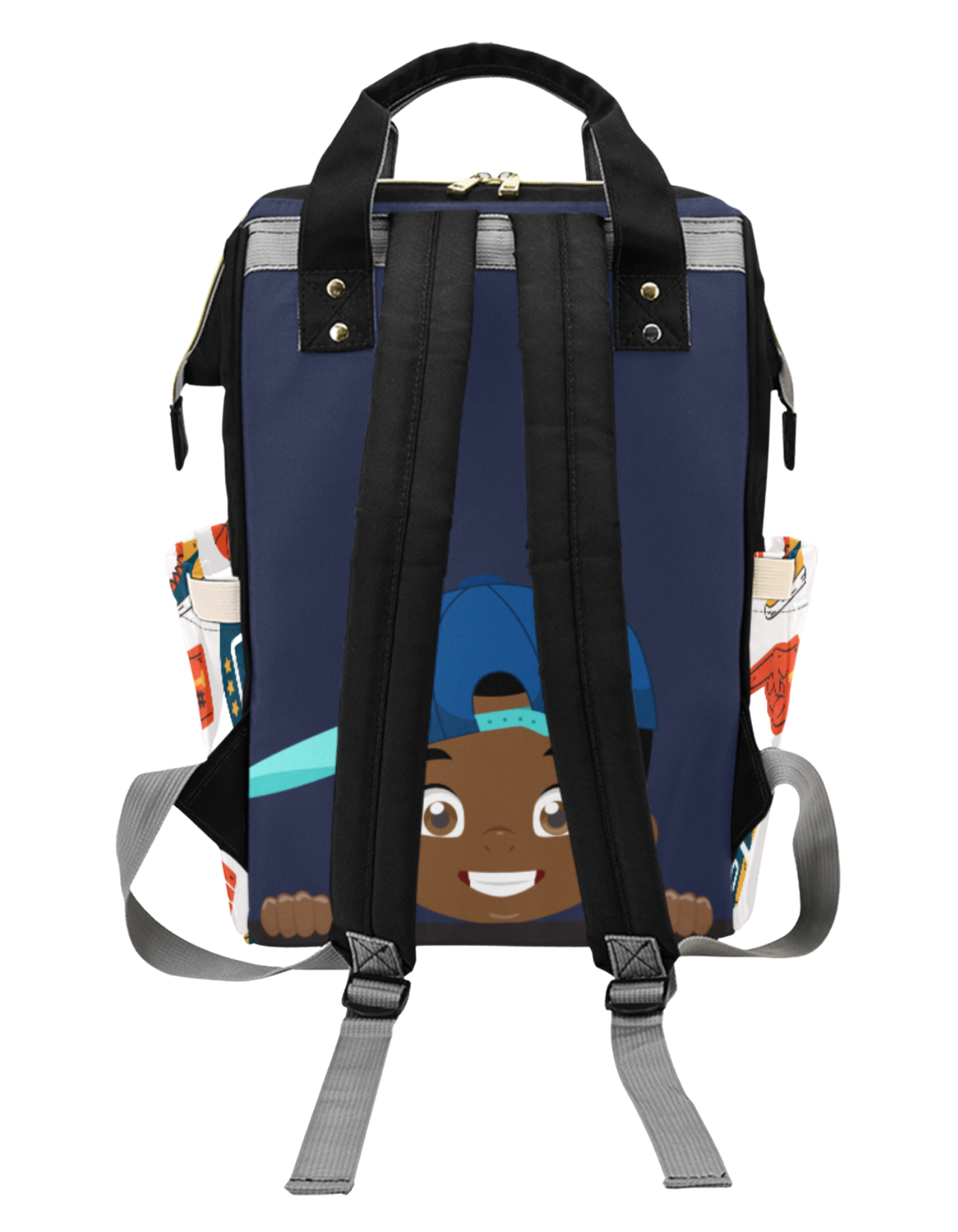 Ball Cap Custom Multi-Function Diaper Backpack