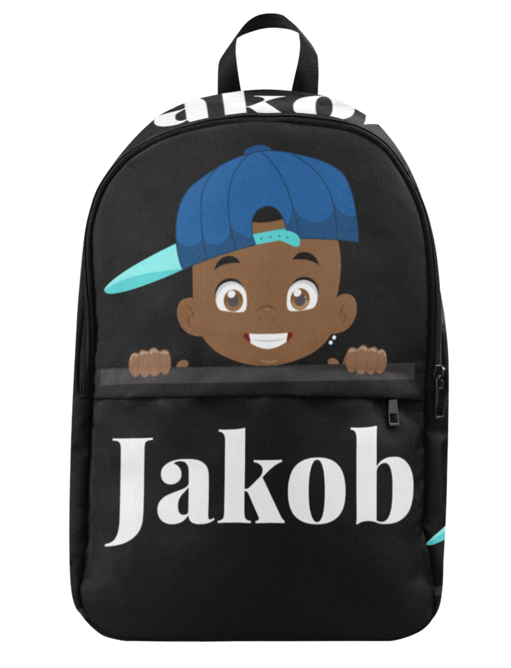 Ball Cap Custom School Backpack