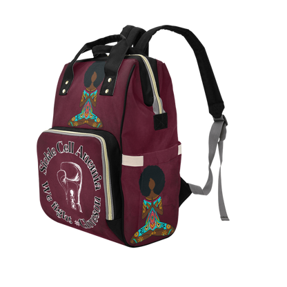 Sickle Cell Custom Multi-Function Diaper Backpack