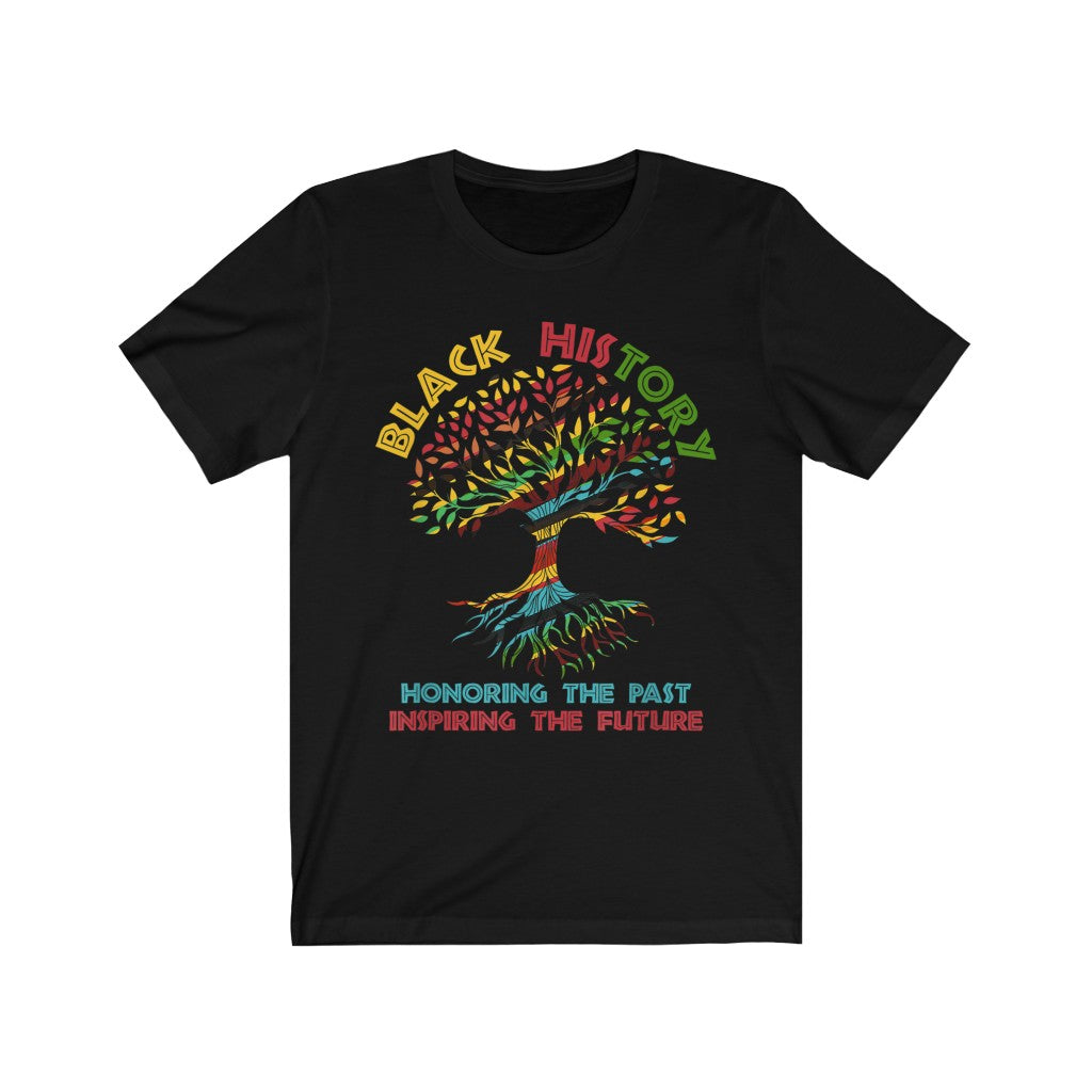 Black History Tree of Life Short Sleeve Tee