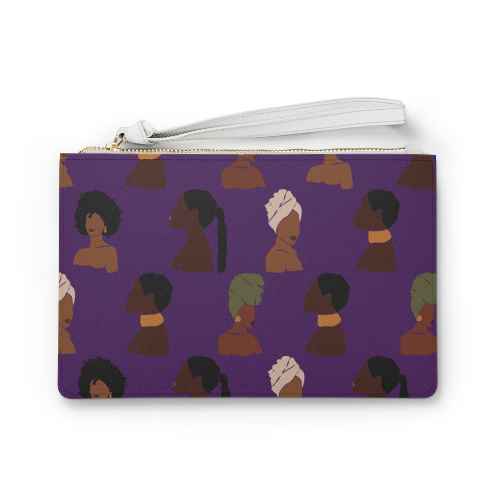 Purple Royalty Clutch Bag