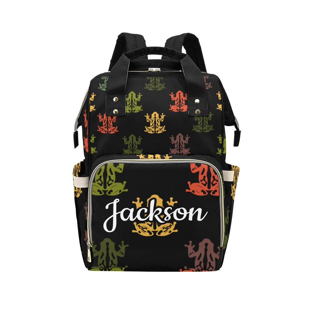 Frog Custom Multi-Function Diaper Bag Backpack