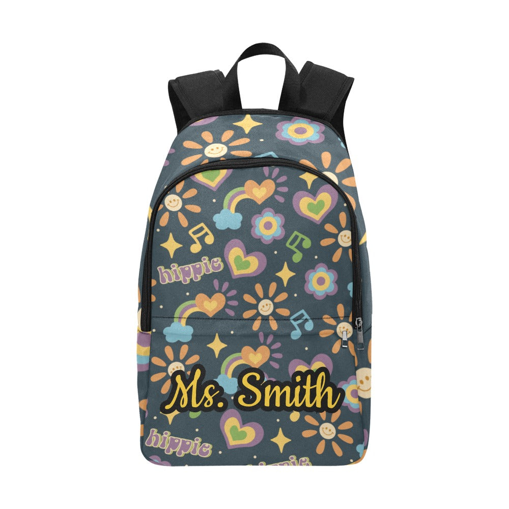 Hippie Custom Teacher Backpack