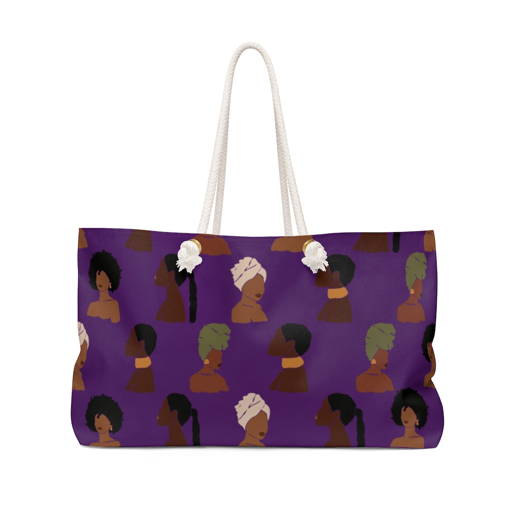 Purple Royalty Weekender Bag