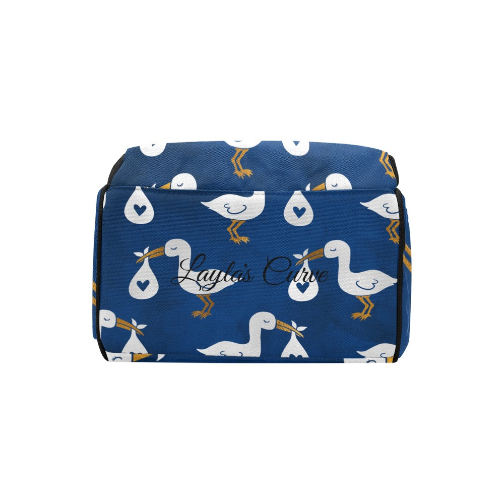 Stork Custom Multi-Function Diaper Bag Backpack