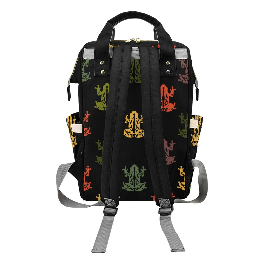 Frog Custom Multi-Function Diaper Bag Backpack