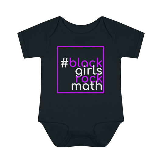 #blackgirlsrockmath Infant Baby Rib Bodysuit