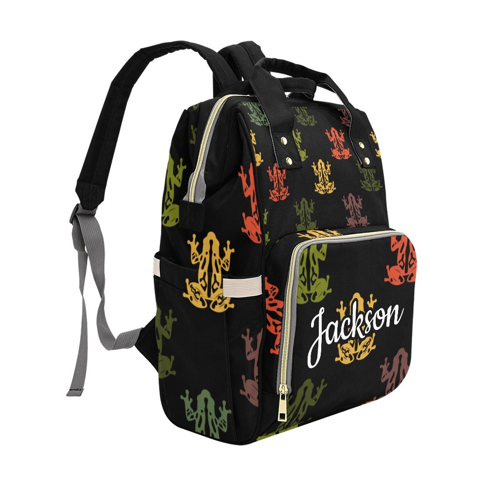 Frog Custom Multi-Function Diaper Bag Backpack