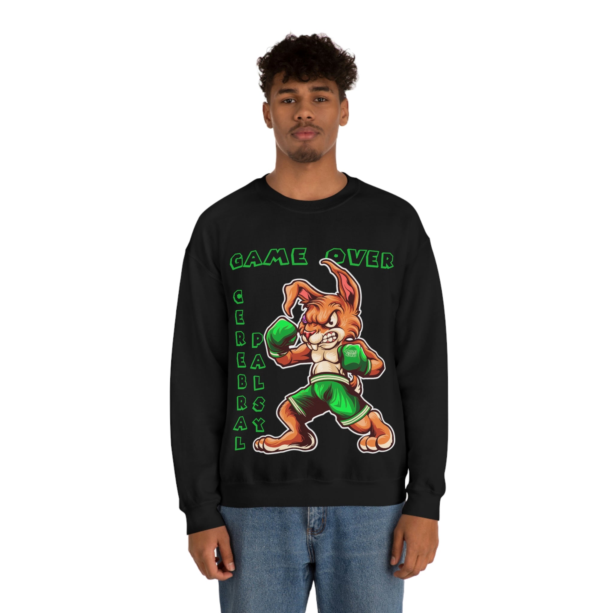 Game Over Cerebral Palsy Unisex Heavy Blend™ Crewneck Sweatshirt
