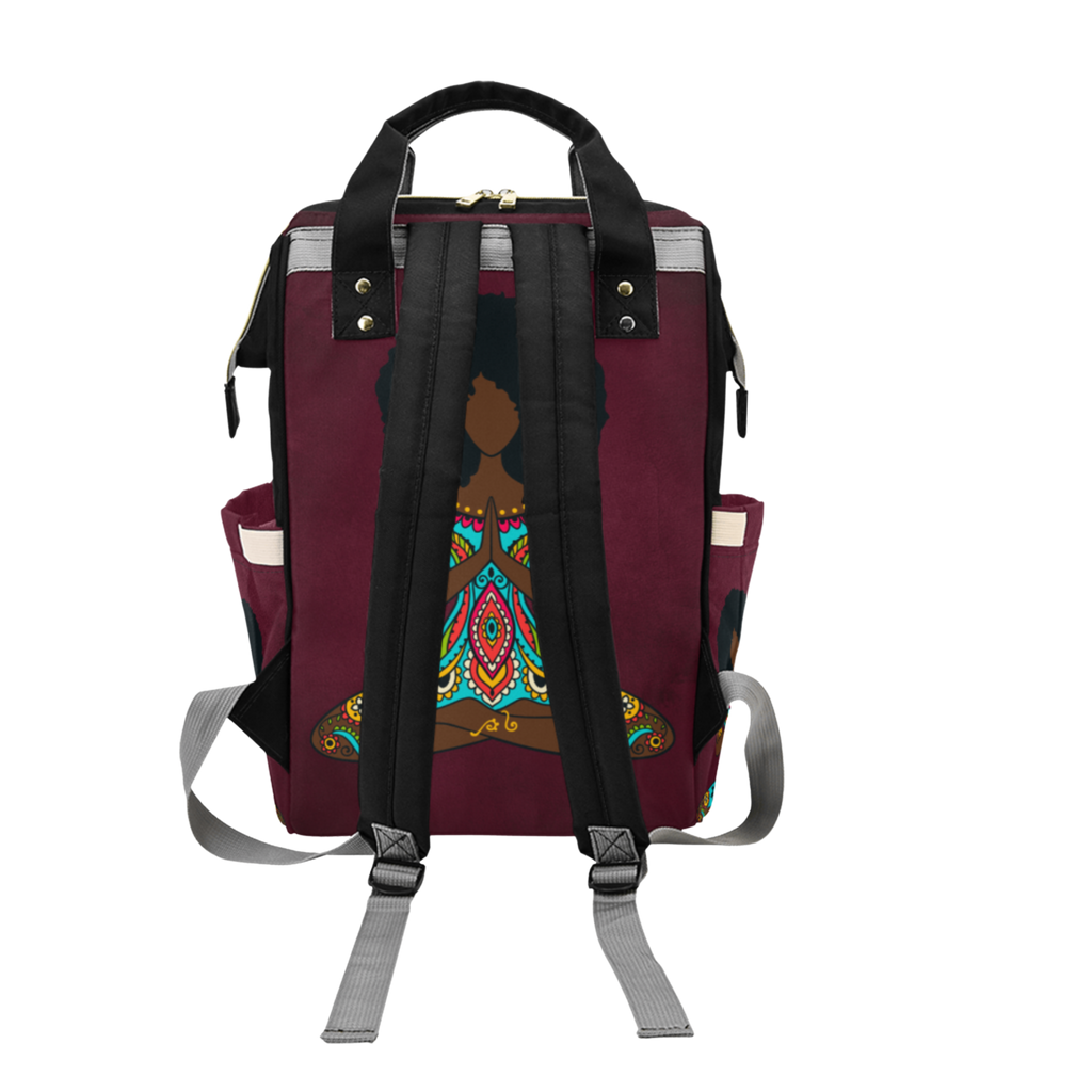 Sickle Cell Custom Multi-Function Diaper Backpack