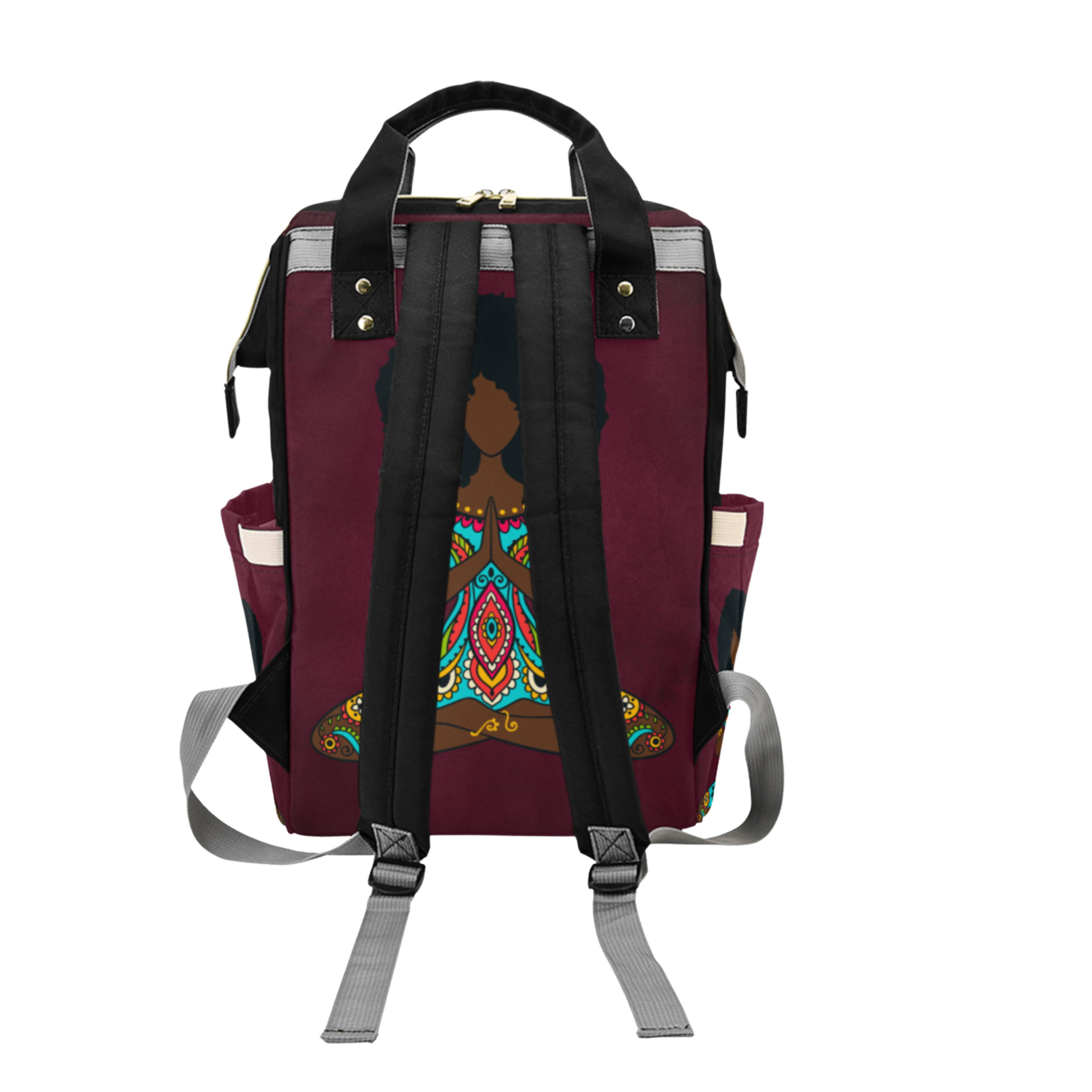 Sickle Cell Custom Multi-Function Diaper Backpack