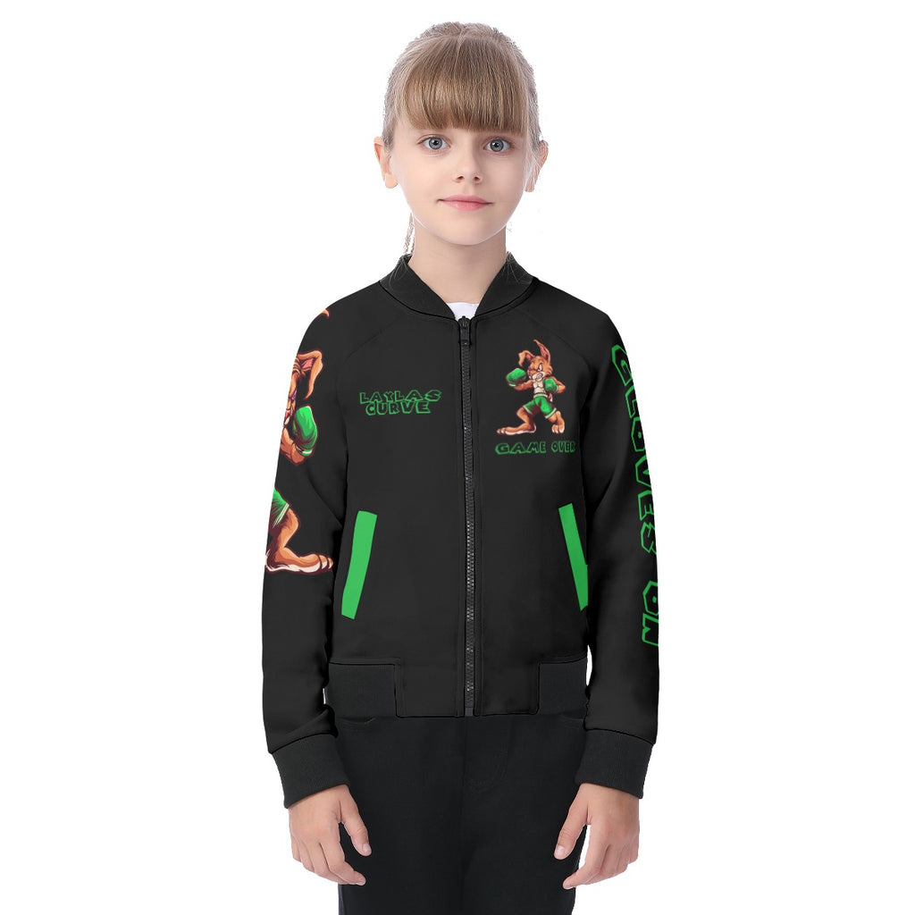 Game Over Cerebral Palsy Kid's Raglan Sleeve Jacket