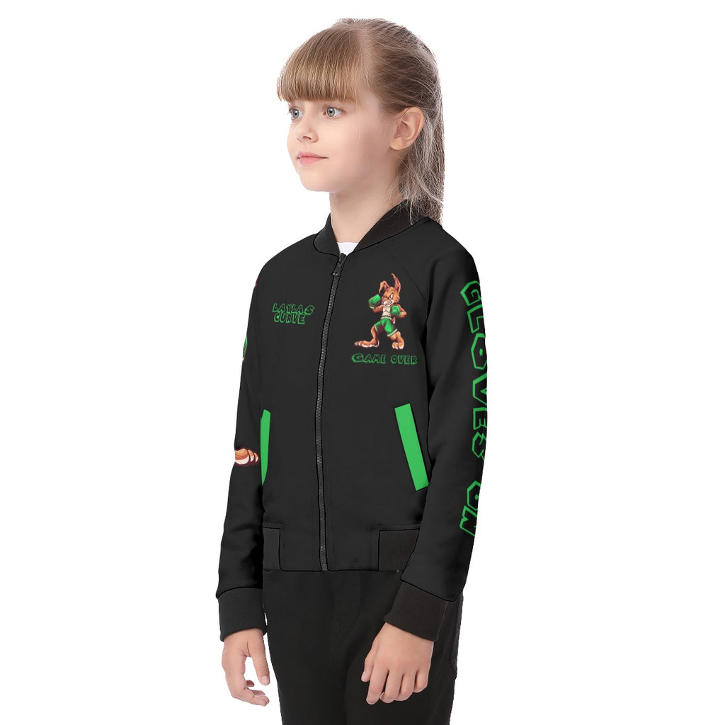 Game Over Cerebral Palsy Kid's Raglan Sleeve Jacket