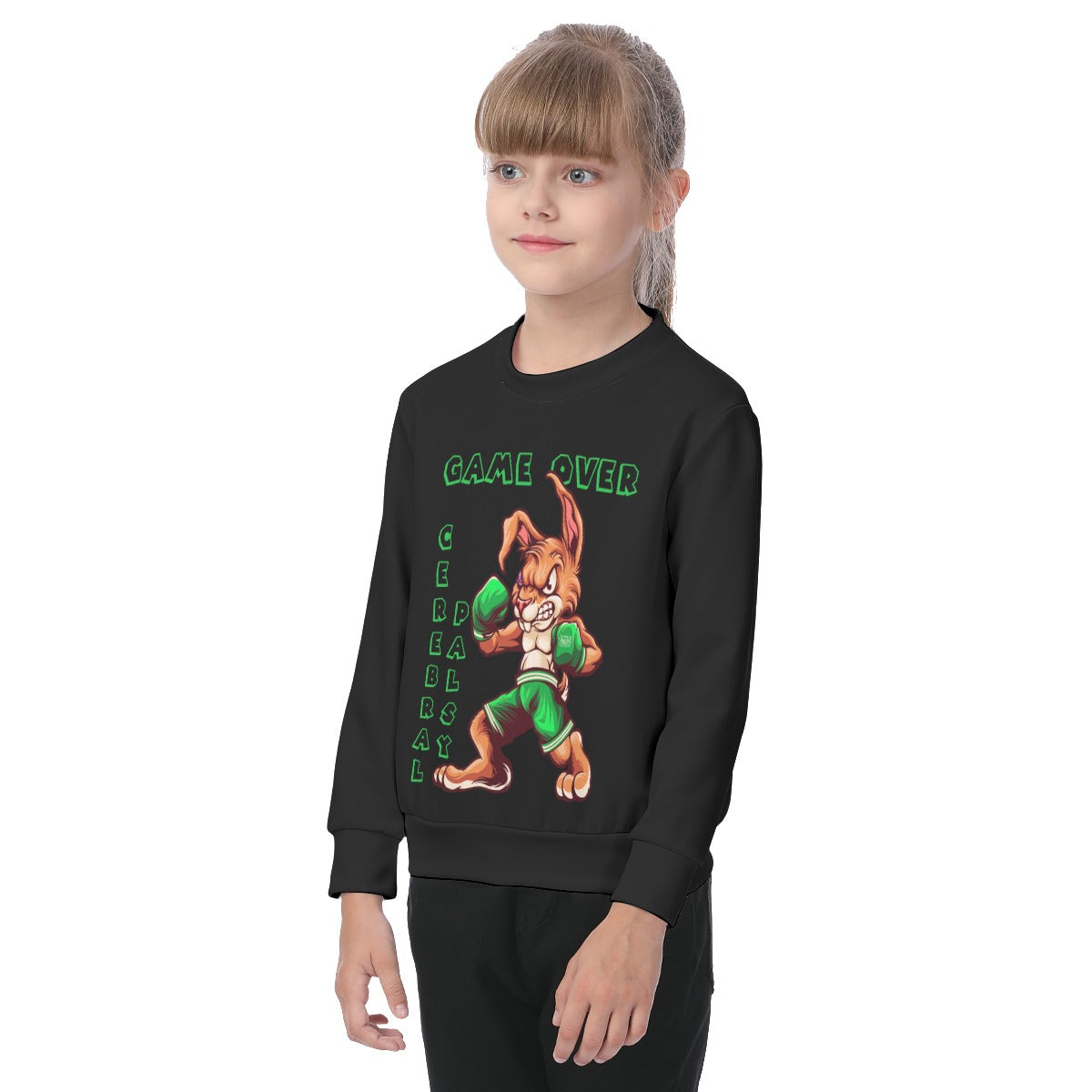 Game Over Cerebral Palsy Kid's Sweatshirt