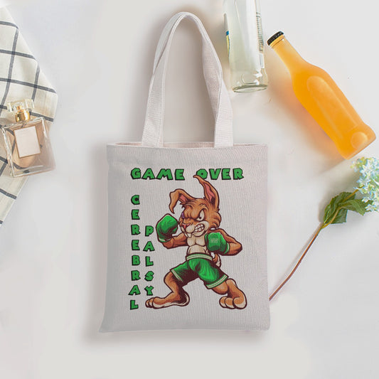 Game Over Cerebral Palsy Canvas Bags